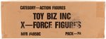 TOY BIZ X-MEN X-FORCE SERIES 2 FACTORY SEALED CASE OF 24 ACTION FIGURES.