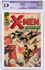 "X-MEN" #1 SEPTEMBER 1963 CGC RESTORED 3.0 APPARENT GOOD/VG (FIRST X-MEN & MAGNETO).