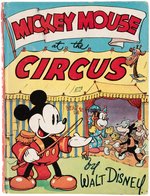 "MICKEY MOUSE AT THE CIRCUS" & DISNEY "LULLABY LAND" RARE ENGLISH HARDCOVER.