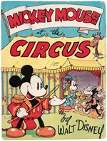 "MICKEY MOUSE AT THE CIRCUS" & DISNEY "LULLABY LAND" RARE ENGLISH HARDCOVER.