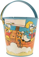 DONALD DUCK & MICKEY MOUSE HIGH GRADE SAND PAIL.