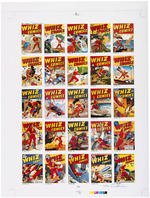 “THE PHOTO -JOURNAL GUIDE TO COMIC BOOKS” LOT OF 414 PROOF PAGES SIGNED & NUMBERED BY GERBER.