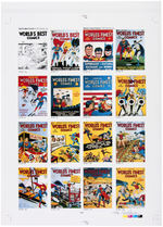 “THE PHOTO -JOURNAL GUIDE TO COMIC BOOKS” LOT OF 414 PROOF PAGES SIGNED & NUMBERED BY GERBER.