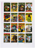 “THE PHOTO -JOURNAL GUIDE TO COMIC BOOKS” LOT OF 414 PROOF PAGES SIGNED & NUMBERED BY GERBER.