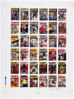 “THE PHOTO -JOURNAL GUIDE TO COMIC BOOKS” LOT OF 414 PROOF PAGES SIGNED & NUMBERED BY GERBER.