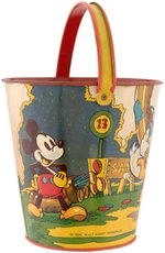 MICKEY MOUSE, DONALD DUCK & GOOFY SAND PAIL.