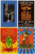 BILL GRAHAM 1969 FILLMORE CONCERT POSTCARD LOT OF 39.