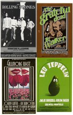 BILL GRAHAM 1969 FILLMORE CONCERT POSTCARD LOT OF 39.