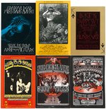 BILL GRAHAM 1970 FILLMORE WEST CONCERT POSTCARD/HANDBILL LOT OF 35.