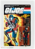 "G.I. JOE - A REAL AMERICAN HERO" VIPERS SERIES 5/36 BACK AFA 85 Y-NM+.