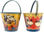 MICKEY MOUSE & FRIENDS LARGE HAPPYNAK SAND PAIL PAIR.