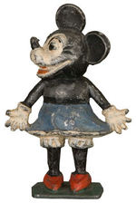 MINNIE MOUSE ENGLISH PAINTED CAST METAL FIGURE.