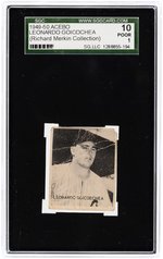 1949-50 ACEBO LEONARDO GOICOCHEA SMALL PHOTO VARIETY SGC 10 POOR 1 (RICHARD MERKIN COLLECTION).