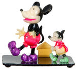 "MICKEY MOUSE" CELLULOID NOVELTY PLACECARD HOLDER.