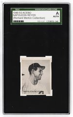 1949-50 ACEBO NAPOLEON REYES SGC A AUTHENTIC (RICHARD MERKIN COLLECTION).