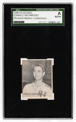 1949-50 ACEBO DONALD RICHMOND SGC A AUTHENTIC (RICHARD MERKIN COLLECTION).