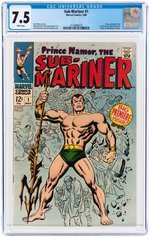 "SUB-MARINER" #1 MAY 1968 CGC 7.5 VF-.