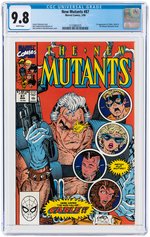 "NEW MUTANTS" #87 MARCH 1990 CGC 9.8 NM/MINT (FIRST CABLE).