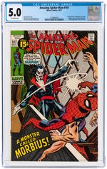 "AMAZING SPIDER-MAN" #101 OCTOBER 1971 CGC 5.0 VG/FINE (FIRST MORBIUS).