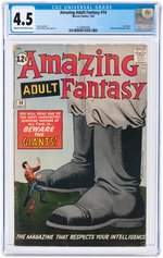 "AMAZING ADULT FANTASY" #14 JULY 1962 CGC 4.5 VG+.