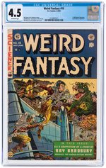 "WEIRD FANTASY" #19 MAY-JUNE 1953 CGC 4.5 VG+.