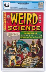 "WEIRD SCIENCE" #14 (#3) SEPTEMBER-OCTOBER 1950 CGC 4.5 VG+.