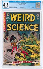 "WEIRD SCIENCE" #22 NOVEMBER-DECEMBER 1953 CGC 4.5 VG+.