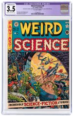 "WEIRD SCIENCE" #9 SEPTEMBER-OCTOBER 1951 CGC 3.5 VG- MODERATE (C-3) RESTORED.