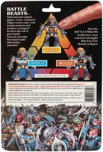 BATTLE BEASTS SERIES 1 CARDED FIGURE TRIO.