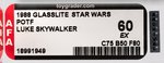 GLASSLITE "STAR WARS: POWER OF THE FORCE - LUKE SKYWALKER" AFA 60 EX.