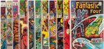 "FANTASTIC FOUR" LOT OF 32 SILVER AGE ISSUES.