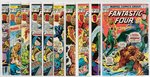 "FANTASTIC FOUR" LOT OF 38 BRONZE AGE ISSUES.