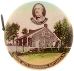 GETTYSBURG EARLY AND RARE SOUVENIR TAPE MEASURE SHOWING  GENERAL LEE & HIS HEADQUARTERS.