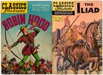 "CLASSICS ILLUSTRATED" LOT OF 29 ISSUES VARIOUS PRINTINGS.