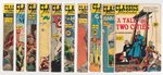 "CLASSICS ILLUSTRATED" LOT OF 29 ISSUES VARIOUS PRINTINGS.