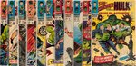 "TALES TO ASTONISH" FEATURING SUB-MARINER AND THE INCREDIBLE HULK SILVER AGE LOT OF 13 ISSUES.