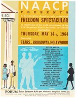 "NAACP FREEDOM SPECTACULAR" SCHOOL DESEGREGATION CELEBRATION FLYER.