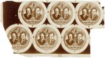 TAFT & SHERMAN MANUFACTURERS REAL PHOTO JUGATE BUTTON PAPER SHEET.