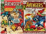 "AVENGERS" BRONZE AGE LOT OF 33 ISSUES.