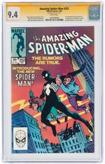 "AMAZING SPIDER-MAN" #252 MAY 1984 CGC 9.4 NM (FIRST BLACK COSTUME) SIGNATURE SERIES.