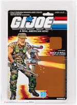 "G.I. JOE - ROCK  & ROLL" SERIES 9/34 BACK PROOF CARD CAS 85+.