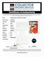 "G.I. JOE - HARDBALL" SERIES 9/34 BACK PROOF CARD CAS 90+.