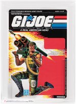 "G.I. JOE - BACKBLAST" SERIES 9/34 BACK PROOF CARD CAS 95+.