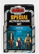 "STAR WARS: THE EMPIRE STRIKES BACK - BESPIN SET" 3-PACK SERIES 2 AFA ARCHIVAL.