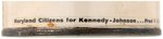 "HELP ELECT KENNEDY & JOHNSON" RARE 1960 MARYLAND CONTRIBUTOR BANK.