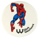 SPIDER-MAN SCARCE CANADIAN ADVERTISING BUTTON.