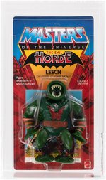 "MASTERS OF THE UNIVERSE - THE EVIL HORDE - LEECH" SERIES 4/12 BACK CAS 80+.