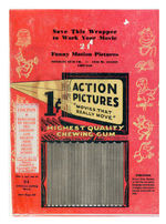 "ACTION PICTURES" GUM CARD WRAPPER.