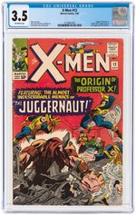 "X-MEN" #12 JULY 1965 CGC 3.5 VG- (FIRST JUGGERNAUT).