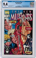 "NEW MUTANTS" #98 FEBRUARY 1991 CGC 9.4 NM (FIRST DEADPOOL).